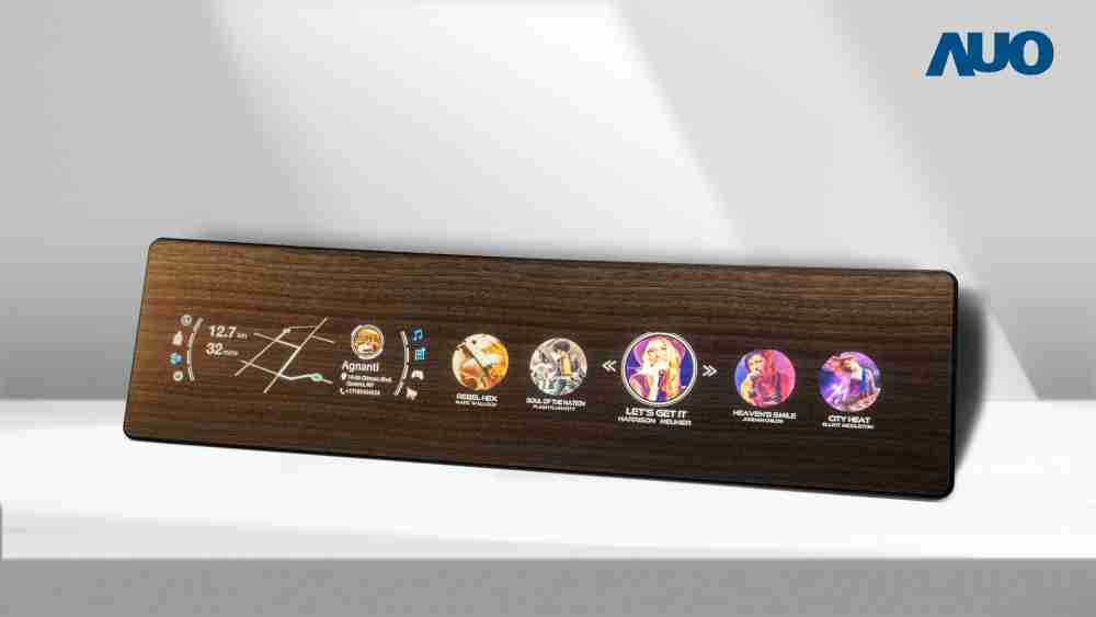 OBPay研发全球最高穿透度达80%的AmLED木纹显示器，，，，可于使用时呈现高亮度、、、清晰可见的信息，，，，并在不使用时回归为单纯的饰板，，，，节能兼具美观