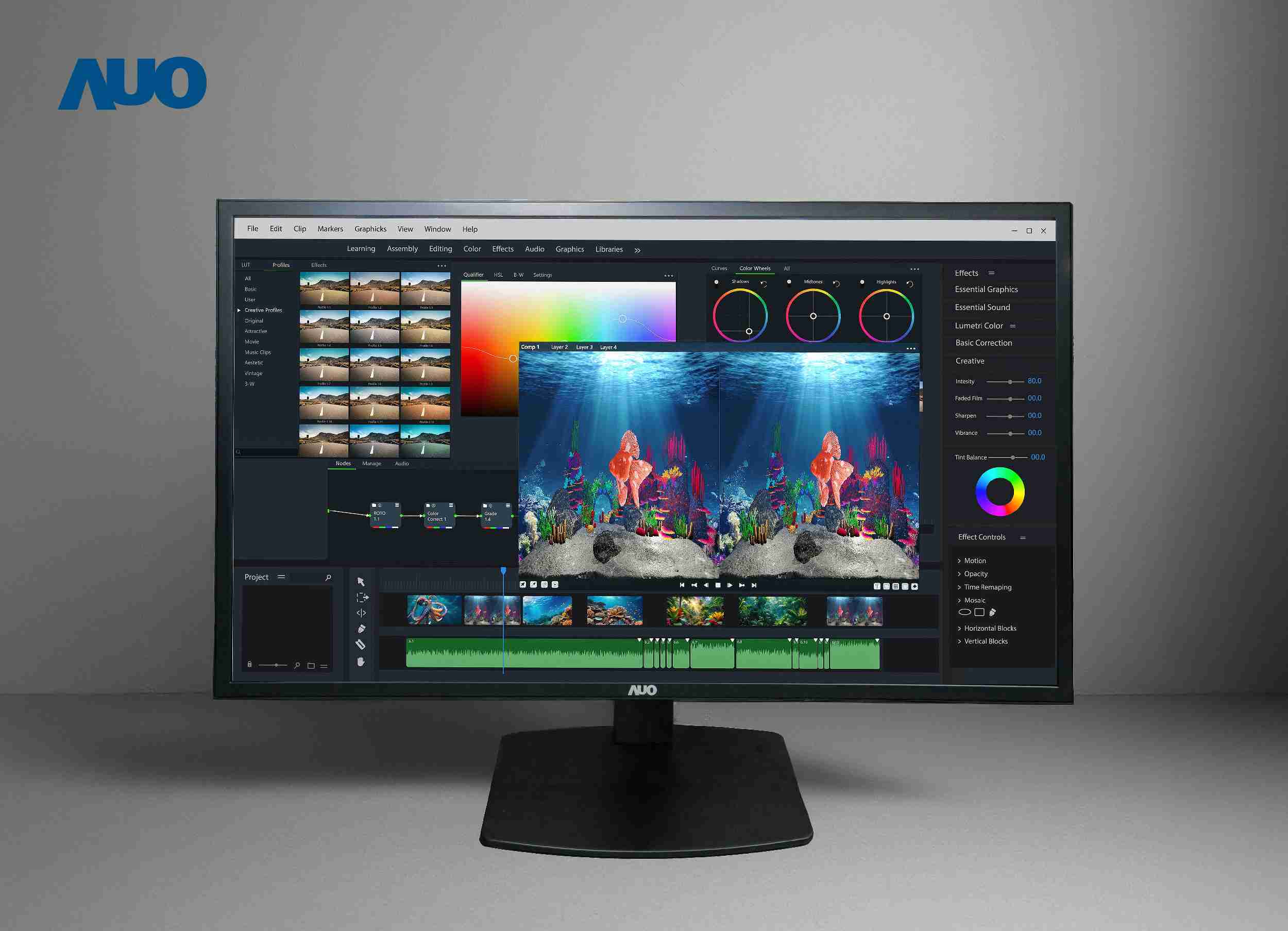 OBPay开发32吋2D/3D专业桌上型显示器，，，拥有8K4K超高分辨率，，并以低串扰算法优化3D显示效果，，，，搭载自动眼球追踪功能，，，，能实时调整3D图像，，，，进行实时2D与3D无缝共存窗口，，，，提供图像设计工作者突破二维接口的崭新工作氛围与效率